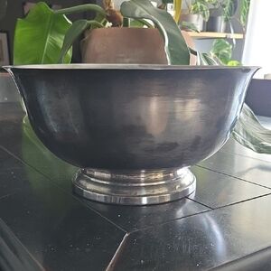 Vintage Silver Plated Serving Bowl